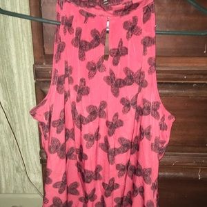 Maurice’s sleeveless Butterfly blouse
